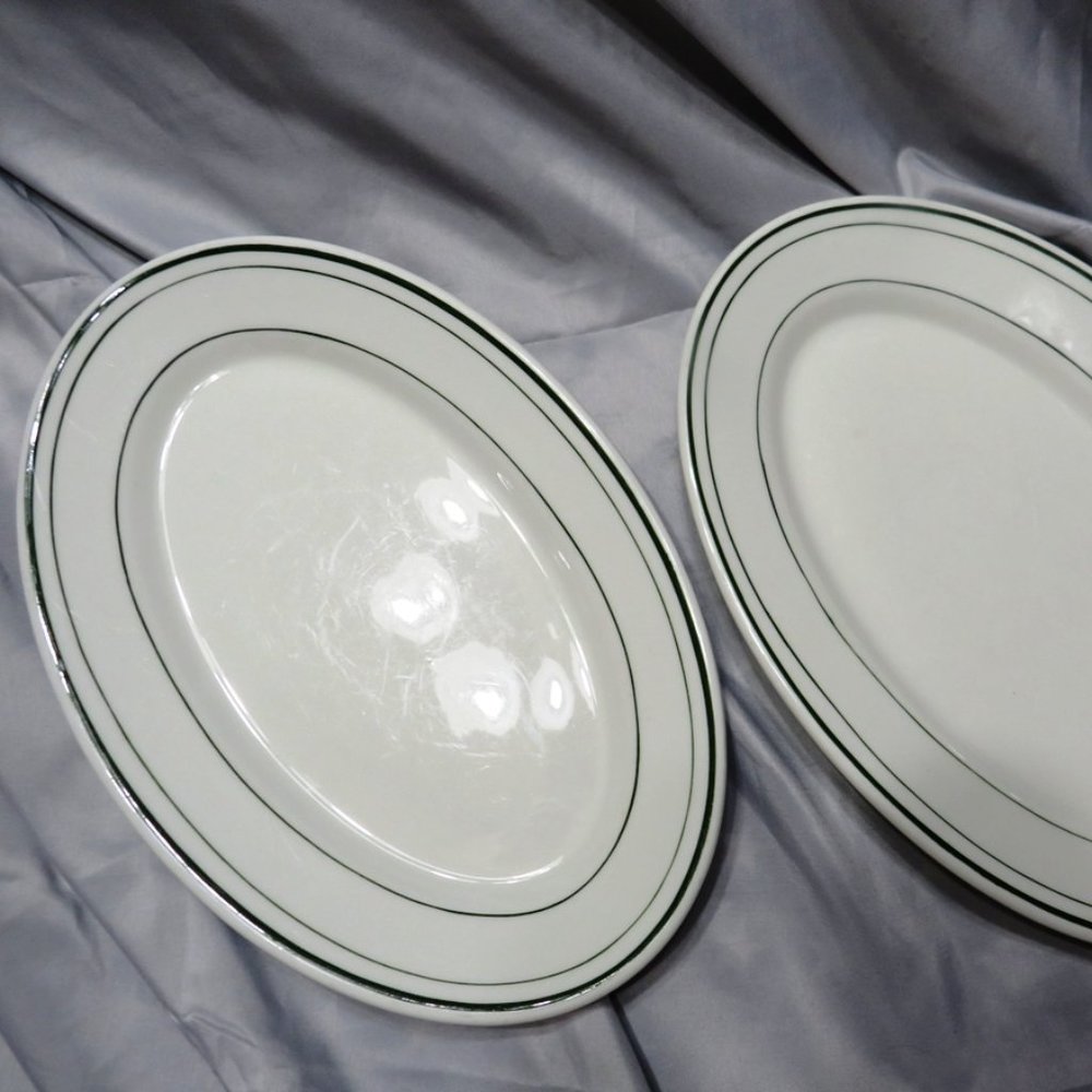 Sterling China Oval 12" Platters (Set of 2) - Perfect for holiday dinners!